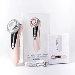 5 In 1 Face Lifting Skin Rejuvenation Massager Red Blue Light Photon Therapy Eye Care Facial Cleaning Beauty Device-picture-49