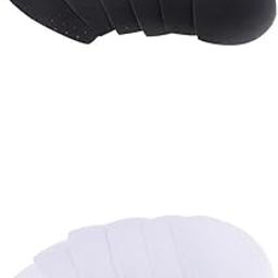 club bollywood LICHTS® 6 Pairs Triangle Sewing in Insert Foam Soft Cup Removable Padded White Black|Crafts | Sewing | Foundations & Undergarments | Bra Cup Pads-picture-3