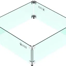 Skyflame 24" Square Fire Pit Screen Glass Wind Guard for Outdoor-picture-30