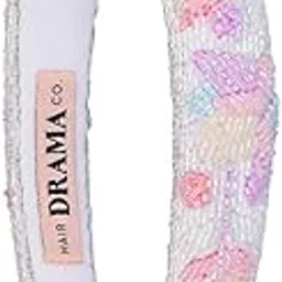 hair drama co. Floral Puff Hair Band - Pastel-picture-22
