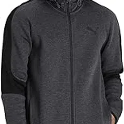 puma Men Cotton Hooded Neck Jacket image 1