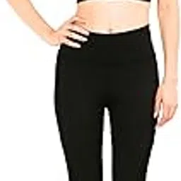 purple fit Maia Black Co-Ord Set, High Impact Workout Wear, Gym Wear, Active wear for Running, Zumba,Co-Ord Set, Sports Bra and Legging, Full back Coverage, Front Zip, Leggings with 2 Pockets-picture-31