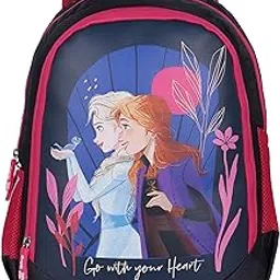priority 17 Inch PU Navy Blue School Bag|Casual Backpack For Kids Children For Girls - INV24742-picture-12
