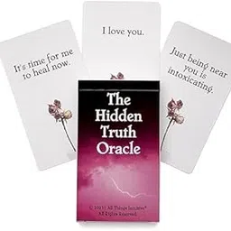 New Cards Deck The Hidden Truth Oracle Tarot Deck with 54 Pcs Card Game Traditional Standard Tarot Oracle Deck for Fortune Telling Divination for Adults-image-1