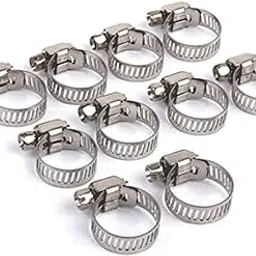 B K Jagan & CO| 10Pcs Adjustable Fuel Petrol Pipe Hose Clips Stainless Spring Clamp 12-20mm-picture-29