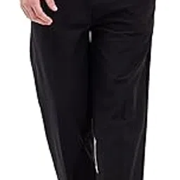 snitch Men Mid Rise Stretch Relaxed Fit Korean Ankle Length Dark Trousers-picture-11