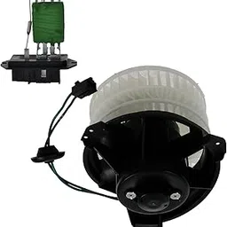 TRQ A/C AC Heater Blower Motor w/Fan Cage & Resistor Kit Front Compatible with Chrysler Dodge-picture-22