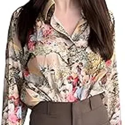 greciilooks Shirt for Women | Shirt | Long | Tops for Women | Oversized | Korean Style Long Sleeve Oversized Button Down-picture-44