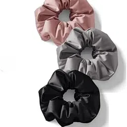 CHHAPARA Satin Silk Hair Scrunchies, Set of 3-picture-50