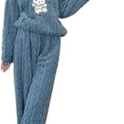 cayon fashion ComfortFit Women's Woolen Nightsuit Set – Soft, Cozy Pajama Set for Sleep & Relaxation-picture-45