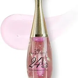 Ashritha Moisturizing And Hydrating Lip Gloss Tint For Dry And Chapped Lips In Cute Heart-Shaped Packaging - Multicolour (24k lip gloss)-image-1