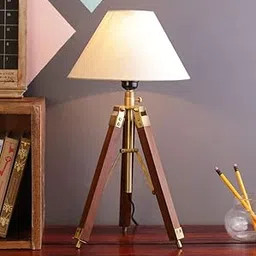 21" Vintage Spots Khadi Poly Table Tripod Lamp Beautiful Design Antique Look Home-picture-19