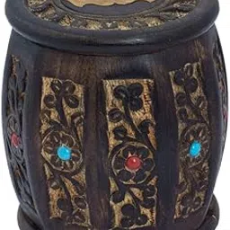 A S Handicrafts Wooden Barrel Money Piggy Bank Coin Box Birthday Gifts for Kids-picture-33