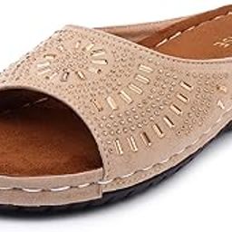 trase Women Doctor Ortho Soft Fancy Slippers, Comfortable Sandals For Women, Lightweight Diabetic And Orthopedic Footwear, Ideal For Knee And Foot Pain Relief-picture-16