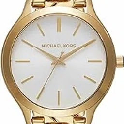 Michael Kors Stainless Steel Analog White Dial Women Watch-Mk7472, Gold Band-picture-42
