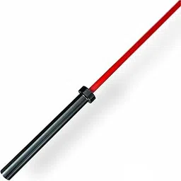 LEEWAY OTIS Olympic Barbell Bar 7.2 feet| Weight Bar 2200mm, 20kg Gym Bar for Heavy Weight Lifting Training Gym Fitness Workout| Weightlifting, Powerlifting, CrossFit| Gym Home Exercises rod Bar 30mm, Red & Black-image-58