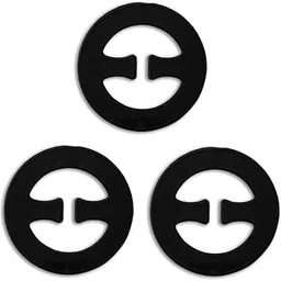 uxcell Bra Shoulder Strap Clips Buckles Bra Strap Anti-Slip Buckles Straps for Women Black-5 Round Shape-picture-14