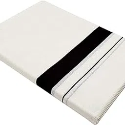 Sudhacreations dhoti 4 meter Black border-picture-32