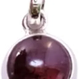 jsaj RUBY,GREEN,TURQUOISE STONE ROUND SHAPE SIMPLE DESIGN PENDANT IN 925 STERLING SILVER FOR GIRLS AND WOMEN'S-picture-21