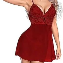 anashra fashion Anashra Women's Sexy One-Piece Babydoll Dress Mini Hot Dress|Lingerie for Valentine's Day Sexy Dress Honeymoon for Women-picture-49