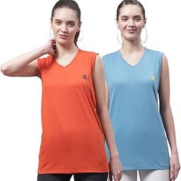 mack jonney Regular Fit Cotton Solid Gym Vest for Women (Pack of 2)-V_SL_RST_BLK_002-P-picture-35