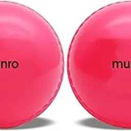 MUNRO Wind Balls Set of Two Balls: Synthetic Cricket Ball Match Practice Cricket Balls, Swing Ball for Indoor & Outdoor Street & Beach Cricket (Pack of 2) (Pink)-picture-11