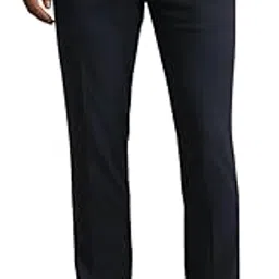 van heusen Men's Mid Rise Slim Fit Durapress Flat Front Trousers | Superior Comfort | Auto-Flex Waist Band | Soft Touch-picture-21