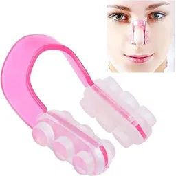 CASHWIN Nose Up Lifting Shaping Shaper Clip Nose Corrector Bridge Straightening Beauty Clip Soft and (Anti-Germ & Stink-Proof) Beauty Tool (Blue) (Pink)-picture-10
