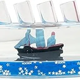 Premium Glass Ship Decor with Floating Design – Elegant Desk & Home Decoration Gift-image-33