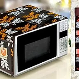 KANUSHI Industries® Wall Hanging Magazine/Organiser, Letter Holder, Pocket Organiser +1Pc Microwave/Oven Top Cover with 4 Utility Pockets (MGZ+Micro-Brown-Small-LEVS)-picture-20