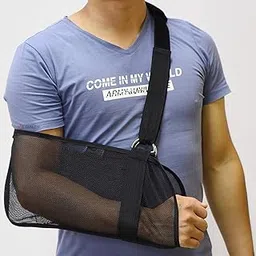 DIALDRCARE Arm Sling Shoulder for Women, Men, Teenagers, Adjustable Shoulder Sling Strap for Wrist, Elbow, Shoulder Injury (ARM HOLDER 3)-picture-44