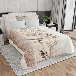Signature Extra Soft Double Layered Blanket for Heavy Winters(400 TC) (Rustic Bloom)-picture-30