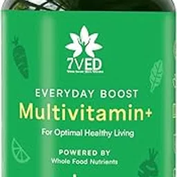 7VED Herbal Multivitamin for Immunity, Energy, Brain & Mood, With Iron, Vitamin D3, A, B9 and C. Plant-Based Ayurvedic All Round Nutrition for Men and Women - 60 Capsules-picture-39