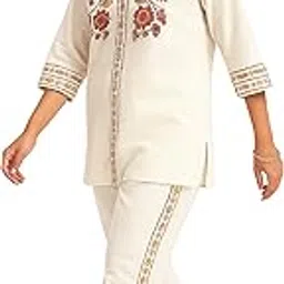Women's Pure Cotton Co-ord Set | Trendy Kurta & Palazzo Two-Piece Outfit for Casual, Office & Festive-Wear | Comfortable Daily-Wear Ethnic Set for Women-image-68