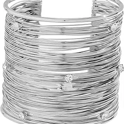 toom thekari Stylish Trendy Multilayered Kada with Stones Bangle Cuff Bracelet for Women and Girls-picture-40