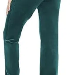 GIRLYZ ATTIRE Women's Regular Mid Rise Pajama Pants Winter Bottom Loungewear Long Trousers Pants Casual Bottoms Without Pockets Sleepwear/Palazzo (Free Size)(Green)-picture-28