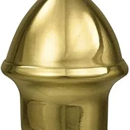 Gettysburg Flag Works Gold Colored Solid Brass Acorn Finials (Pair) 1" Dia-picture-51
