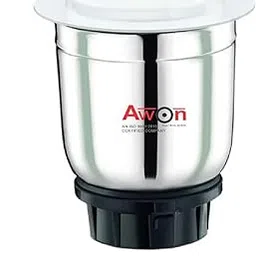 Awon Mixer Grinder Jar, Compatible with Bajaj Mixers, 350 ml, Stainless Steel Blades, Silver (Bajaj Medium Jar 650ML)-picture-19