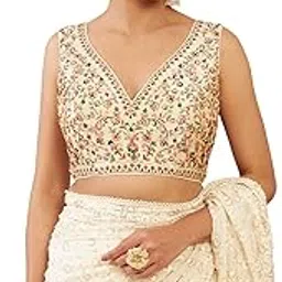 soch Women's Art Silk Floral Half Sleeve Regular Blouse Pack of 1-picture-19