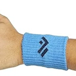Mizaki Super Comfert Wristband for All Sports - Stretchable, Super Sweat Absorbent Supports for Wrist (Blue)-image-18