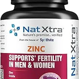 Natxtra Zinc | Fertility & Immune Boost | Supports Reproductive Health in Men & Women | 60 Veg Capsules-picture-61
