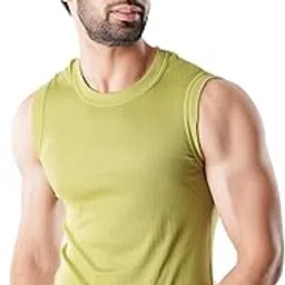 crusoe Men's Super Soft Combed Cotton Vest - Easy Tee, Pack of 1, Breathable & Comfortable Undershirt for Everyday Wear-picture-27