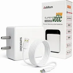 Addtam 80W Supervooc Type-C Charging Charger with 1M Cable Compatible with Realme 15 Pro/15T/15X/14x/14 Pro+/14 Pro Lite/P3/P3 Ultra/P3X/P4/P4 pro/Gt 7(7 Pro/7T/6/6T)Narzo 80 Lite/11 Pro+/C71/C75/C73-picture-23