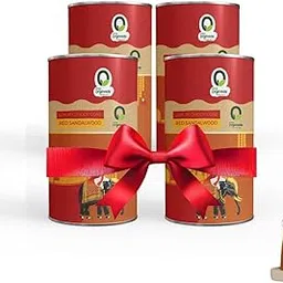 Red Sandalwood Premium Dhoop Cones (Pack of 4) | 100% Natural & Organic | Charcoal-Free, Bamboo-Free, Handcrafted Long-Lasting Incense Cones (160 Organic Dhoop Cones)-image-1