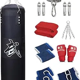 BNF® Unfilled Bag Hand Guards Fillable Punching Bag for Home Gym Adults Taekwondo Black 100cm|Sporting Goods | Boxing, Martial Arts & MMA | Training Equipment & Supplies | Punching Bags'-picture-18