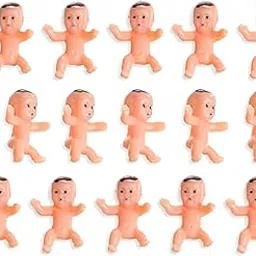 AllNeedz Mini Plastic Babies for Baby Shower Games Ice Cube Party Decorations and Table Scatter (15 Pieces) | Mini Plastic Babies for Party Decorations Baby Shower Party Game Ice Cube Game-picture-17