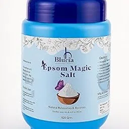 Blucia Epsom Salt | 100% Pure Magnesium Sulphate Crystals | Refreshing Foot Soak & Relaxing Bath | Relieves Muscle Tension, Foot Pain, Corns & Callus | 1 kg-picture-14