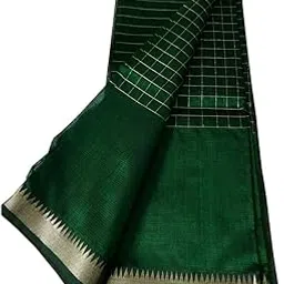 haider ali and sons HAIDER ALI Women's Handloom Bhagalpuri Semi Silk Blend Saree Ethnic Wear with Running Unstitched Blouse Piece |-picture-50