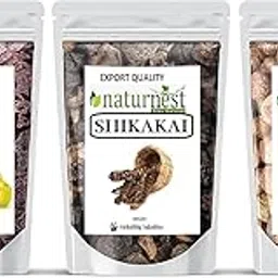 Naturenest 100% Natural Care From Nature Organic Whole Dried Amla, Reetha, Shikakai Raw Form for Hair Care Combo 100 gm each 300 gm-image-47