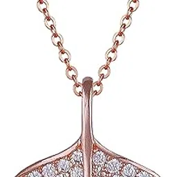 giva 925 Silver Rose Gold Anushka Sharma Dolphin Tail Necklace with Link Chain | Gifts for Girlfriend, Gifts for Women and Girls |With Certificate of Authenticity and 925 Stamp | 6 Month Warranty*-picture-20